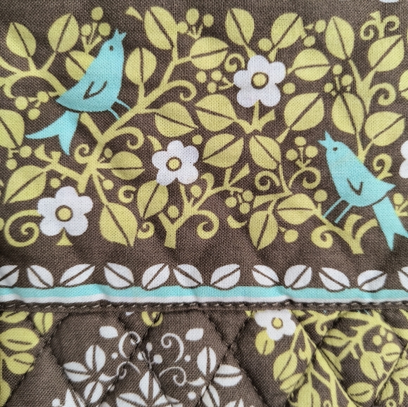 Vera Bradley Sittin' in a Tree print crossbody messenger bag, 12"x13", birds - Picture 4 of 16
